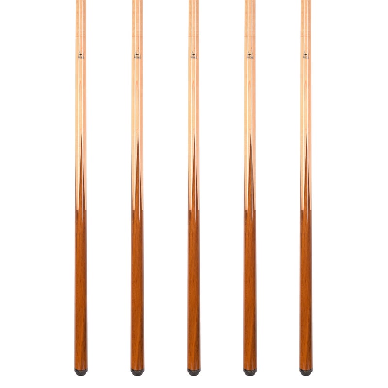 ASKA Set of 4 SP1 Malaswood Sneaky Pete Billiard Pool Cues, 58" Hard Rock Canadian Maple, 13mm Hard Le Pro Tip, Mixed Weights - Image 2